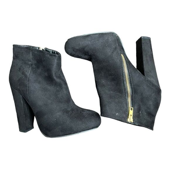 DIBA Black Ankle Booties. Size 9 - Picture 1 of 10